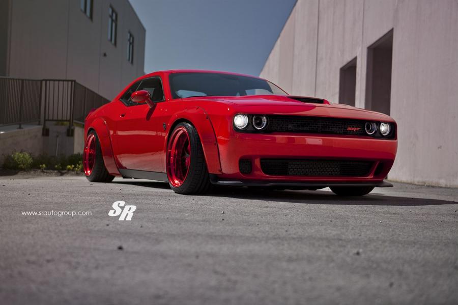 Dodge Challenger Hellcat by Liberty Walk and SR Auto Group on PUR Wheels (PUR LG06) '2016